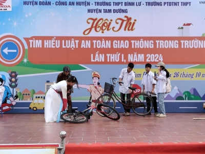 Hội thi Tìm hiểu Luật an toàn giao thông trong trường học lần thứ nhất năm 2024