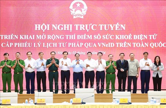 Hội nghị trực tuyến toàn quốc triển khai sổ sức khỏe điện tử và cấp phiếu lý lịch tư pháp thông qua ứng dụng VNeID